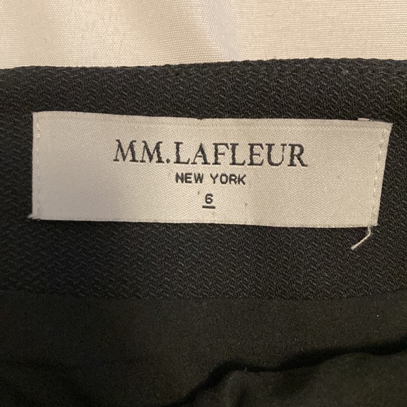 MM. LaFleur Sullivan Skirt Mini-Zig Black Size 6 - Picture 5 of 7